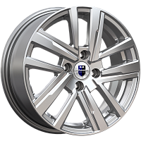 Литые диски Хант (КС1034) 6.000xR15 4x100 DIA60.1 ET40 дарк платинум для Renault Clio Sport