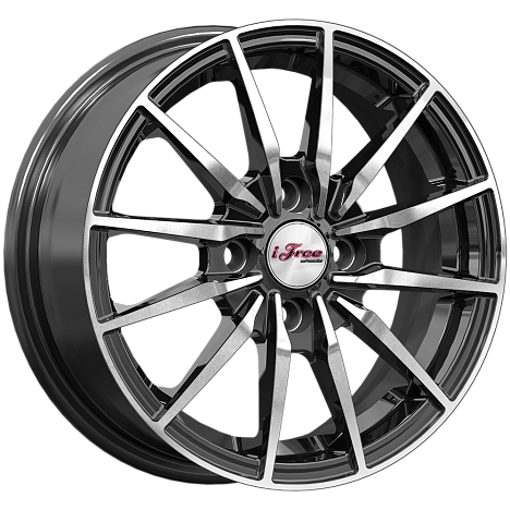 Финчер (КС1119) 5.500xR14 4x100 DIA60.1 ET43 Блэк Джек Финчер (КС1119) 5.500xR14 4x100 DIA60.1 ET43 Блэк Джек