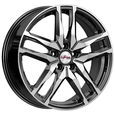 Бомбей (КС1075) 6.500xR18 5x114.3 DIA54.1 ET50 Блэк Джек Бомбей (КС1075) 6.500xR18 5x114.3 DIA54.1 ET50 Блэк Джек