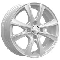 Литые диски МАЛЬТА (КЛ248) 5.500xR14 4x100 DIA60.1 ET43 белый для Nissan