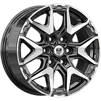 Литые диски Гангут (КС1176) 7.500xR18 6x139.7 DIA92.5 ET40 алмаз черный для Hyundai