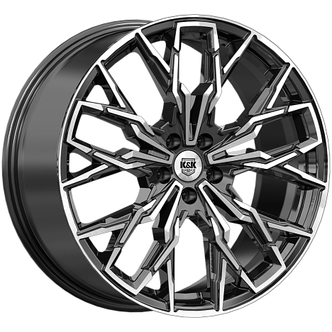 Элерон (КС1168) 9.000xR20 5x114.3 DIA60.1 ET45 алмаз черный Элерон (КС1168) 9.000xR20 5x114.3 DIA60.1 ET45 алмаз черный