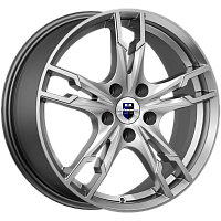 Литые диски Солар (КС875) 7.000xR17 5x112 DIA66.6 ET40 дарк платинум для KGM Tivoli