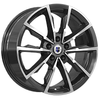 Литые диски Меренге (КС902) 7.500xR17 5x112 DIA66.6 ET40 алмаз черный для Mercedes-Benz Slk-Class