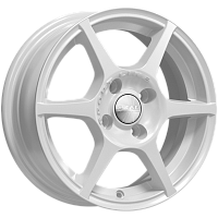 Литые диски ЯГУАР (КЛ147) 5.500xR14 4x98 DIA58.6 ET38 белый для SEAT Marbella