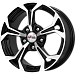 Эрнесто (КС484) 6.500xR15 5x100 DIA67.1 ET38 Блэк Джек