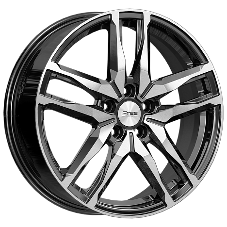 Бомбей (КС1075) 6.500xR18 5x108 DIA60.1 ET33 Блэк Джек Бомбей (КС1075) 6.500xR18 5x108 DIA60.1 ET33 Блэк Джек