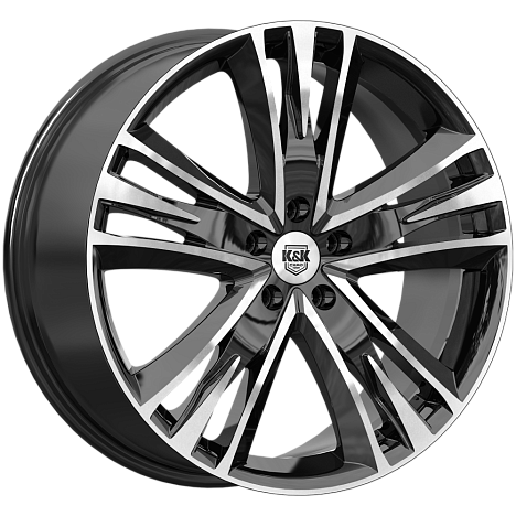 Атлас (КС661М) 8.500xR20 5x112 DIA66.6 ET35 алмаз черный Атлас (КС661М) 8.500xR20 5x112 DIA66.6 ET35 алмаз черный