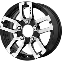 Литые диски Офф-лайн (КС516) 6.500xR16 5x139.7 DIA98.2 ET40 Блэк Джек для Lada Niva Travel