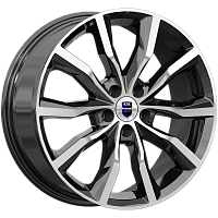 Литые диски Портер (КС906) 7.500xR18 5x108 DIA67.1 ET45 алмаз черный для Jaguar Xe Литые диски Портер (КС906) 7.500xR18 5x108 DIA67.1 ET45 алмаз черный для Jaguar Xe