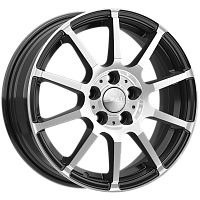 Литые диски АКИТА (КЛ285) 6.000xR15 5x100 DIA57.1 ET38 алмаз для Skoda Roomster