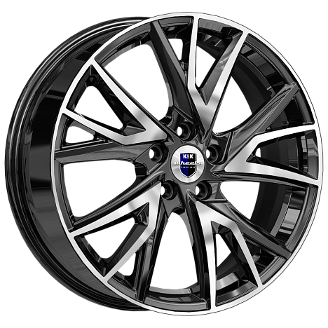 Кайлас (КС1054) 6.500xR18 5x112 DIA57.1 ET43 алмаз черный Кайлас (КС1054) 6.500xR18 5x112 DIA57.1 ET43 алмаз черный
