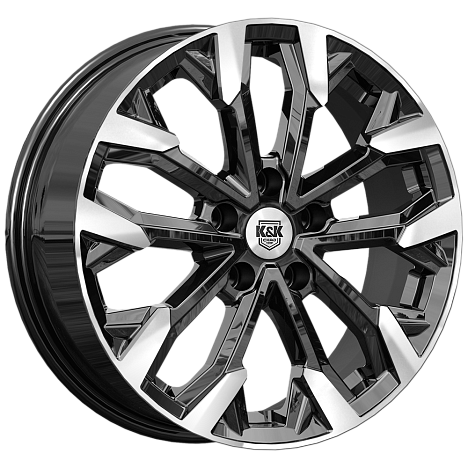 Морейн (КС1046) 6.500xR17 5x112 DIA57.1 ET46 алмаз черный Морейн (КС1046) 6.500xR17 5x112 DIA57.1 ET46 алмаз черный