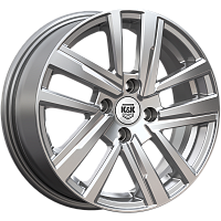 Литые диски Хант (КС1034) 6.000xR15 4x98 DIA58.5 ET30 дарк платинум для Lada Kalina