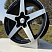 Токен (КС1127) 6.500xR17 5x114.3 DIA67.1 ET33 Блэк Джек