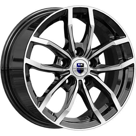 Фрост (КС1048) 6.500xR15 5x100 DIA57.1 ET38 алмаз черный Фрост (КС1048) 6.500xR15 5x100 DIA57.1 ET38 алмаз черный