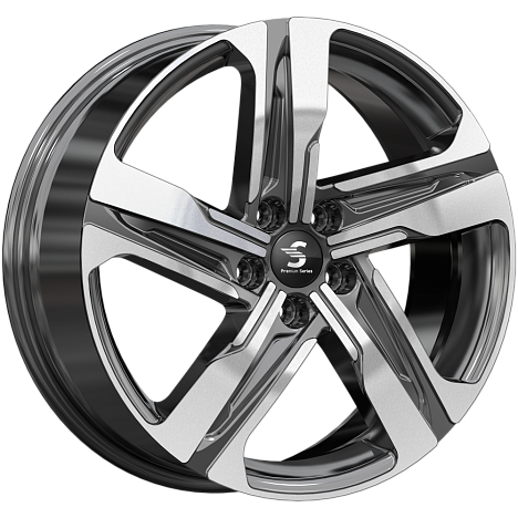 КР004 (19_Geely EX5) (КР004) 7.500xR19 5x114.3 DIA54.1 ET52 Diamond Black Gris