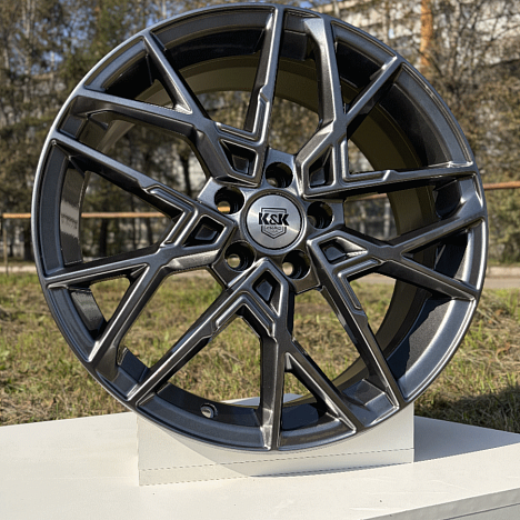 Вудроф (КС1044) 7.000xR18 5x114.3 DIA66.6 ET37 дарк платинум Вудроф (КС1044) 7.000xR18 5x114.3 DIA66.6 ET37 дарк платинум