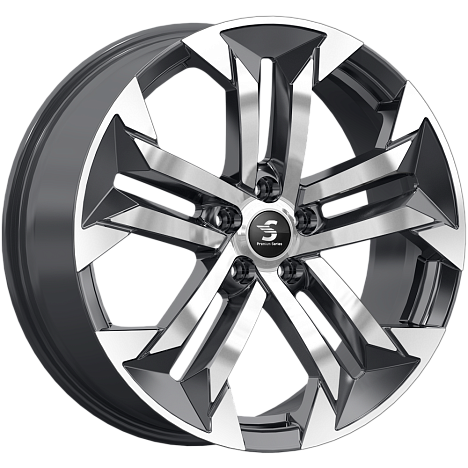 КР015 (19_Kodiaq) (КР015) 7.500xR19 5x112 DIA57.1 ET40 Diamond Black Gris