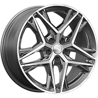 Литые диски Челси (КЛ1100) 8.000xR18 5x114.3 DIA67.1 ET38 алмаз графит для Lexus Gs