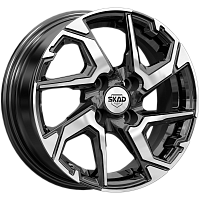 Литые диски ТЕЙДЕ (КЛ1215) 5.500xR14 4x100 DIA67.1 ET38 алмаз для Great Wall Coolbear
