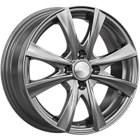 Литые диски МАЛЬТА (КЛ248) 5.500xR14 4x100 DIA67.1 ET38 графит для Nissan