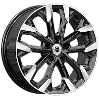 Литые диски Морейн (КС1046) 6.500xR17 5x114.3 DIA54.1 ET50 алмаз черный для Geely Coolray