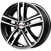 Литые диски Катар (КС885) 6.500xR16 5x114.3 DIA67.1 ET50 Блэк Джек для Hyundai I30