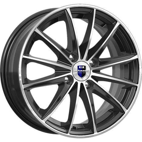 Пойнт Бланк (КС884) 6.000xR15 4x100 DIA67.1 ET45 алмаз черный SK