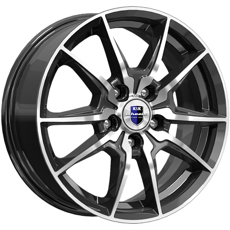 Адамар (КС886) 6.500xR16 5x114.3 DIA66.1 ET50 алмаз черный Адамар (КС886) 6.500xR16 5x114.3 DIA66.1 ET50 алмаз черный