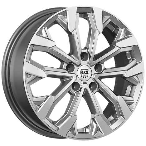 Морейн (КС1046) 6.500xR17 5x112 DIA57.1 ET46 дарк платинум Морейн (КС1046) 6.500xR17 5x112 DIA57.1 ET46 дарк платинум