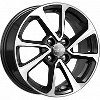 Литые диски КС861 (ZV 15_Solaris I) (КС861) 6.000xR15 4x100 DIA54.1 ET48 алмаз черный для Hyundai Verna