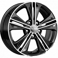 Литые диски КС778 (16_Creta) (КС778) 6.000xR16 5x114.3 DIA67.1 ET43 алмаз черный для Hyundai Creta