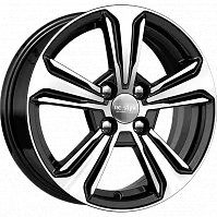 Литые диски КС777 (15_Solaris II) (КС777) 6.000xR15 4x100 DIA54.1 ET46 алмаз черный для Suzuki Splash