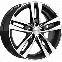 Литые диски Rassvet-оригинал (КС868) (КС868) 6.500xR16 5x100 DIA56.1 ET48 алмаз черный SK для Subaru Outback